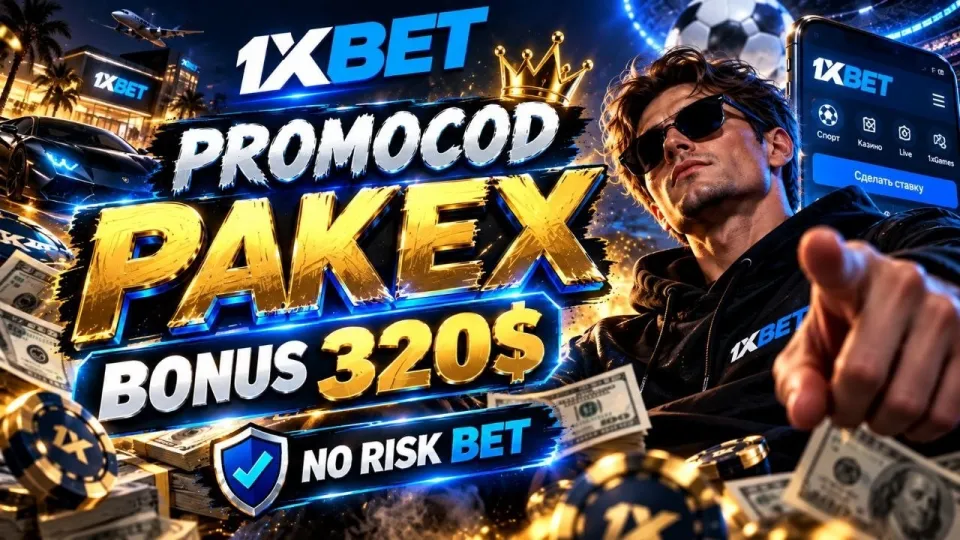 How to claim a 1xbet free bonus in Pakistan with the PAKEX promo code